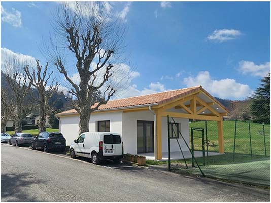 Construction salle associative Saint-Paul-en-Cornillon Loire