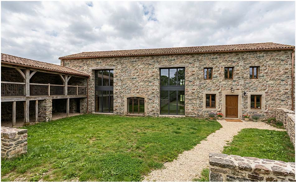 Rénovation corps de ferme à Retournac - Haute-Loire